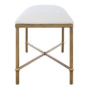 Uttermost Avenham Modern Gold Bench