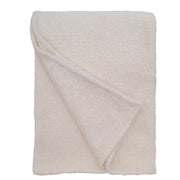 Pom Pom at Home Abby Ivory Boucle Throw Blanket