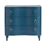 Crestview Collection Delray Blue 3 Drawer Chest