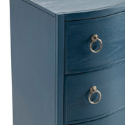 Crestview Collection Delray Blue 3 Drawer Chest