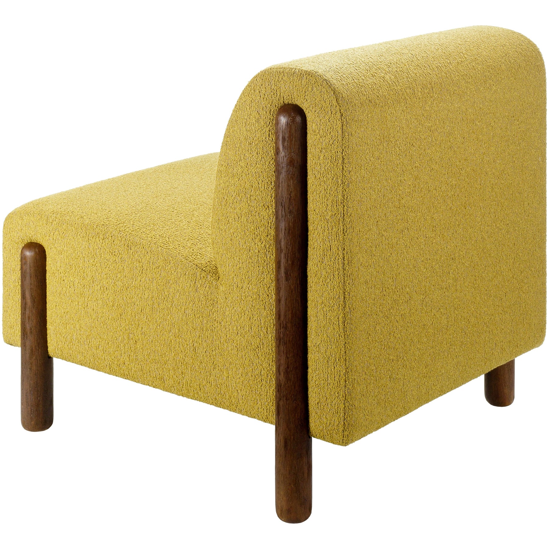 Photo inspiration: Fresh Look at Surya Kenwood Modern Low Profile Accent Chair With Wood Legs
