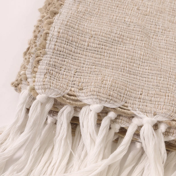 Pom Pom at Home Athena Natural Throw Blanket