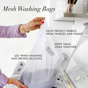 The Laundress Mesh Bag Bundle Set of Two Laundry Bags For Delicates