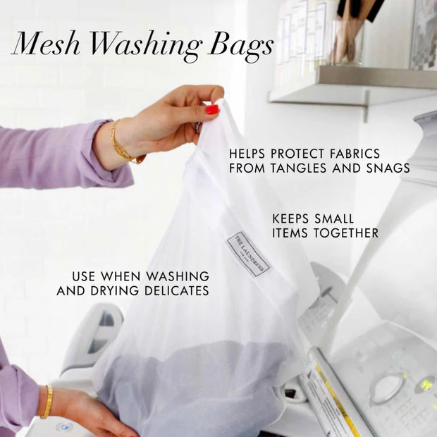 The Laundress Mesh Bag Bundle Set of Two Laundry Bags For Delicates