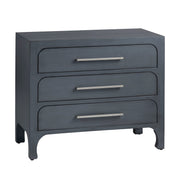 Crestview Collection Langford Black Three Drawer Chest