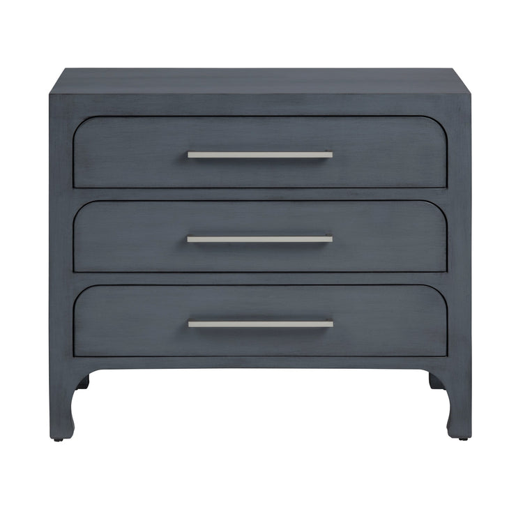 Crestview Collection Langford Black Three Drawer Chest