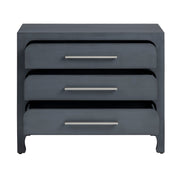 Crestview Collection Langford Black Three Drawer Chest