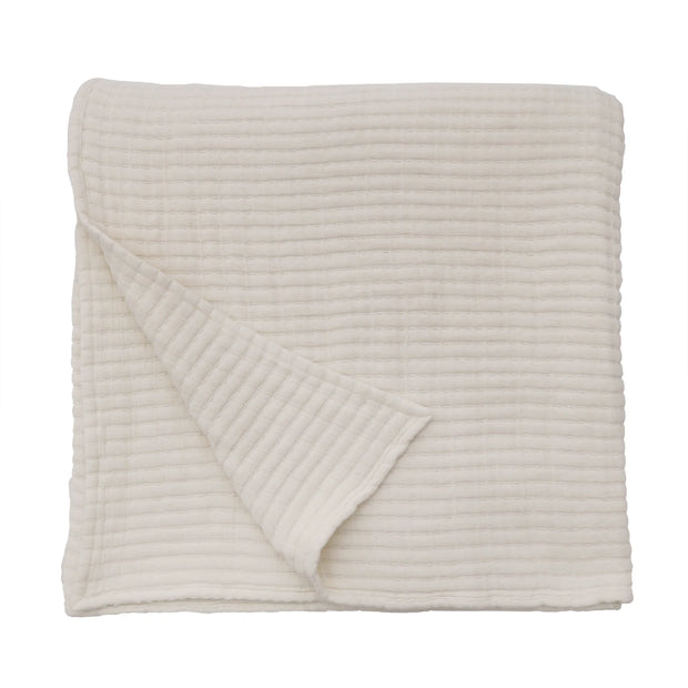 Pom Pom at Home Vancouver Cream Oversized Throw Blanket ~ 60” x 90”