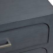 Crestview Collection Langford Black Three Drawer Chest