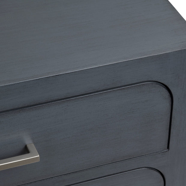 Crestview Collection Langford Black Three Drawer Chest