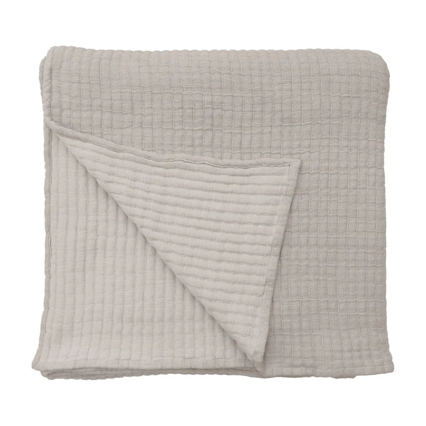 Pom Pom at Home Vancouver Grey Oversized Throw Blanket ~ 60” x 90”