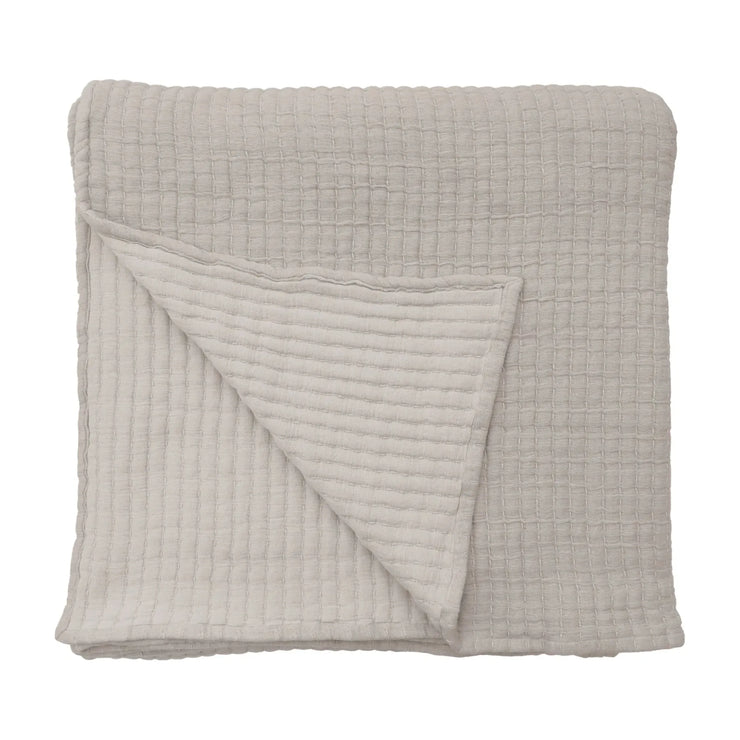 Pom Pom at Home Vancouver Grey Oversized Throw Blanket ~ 60” x 90”