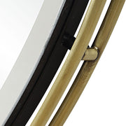 Uttermost Wesley Decorative Double Iron Bands Round Mirror