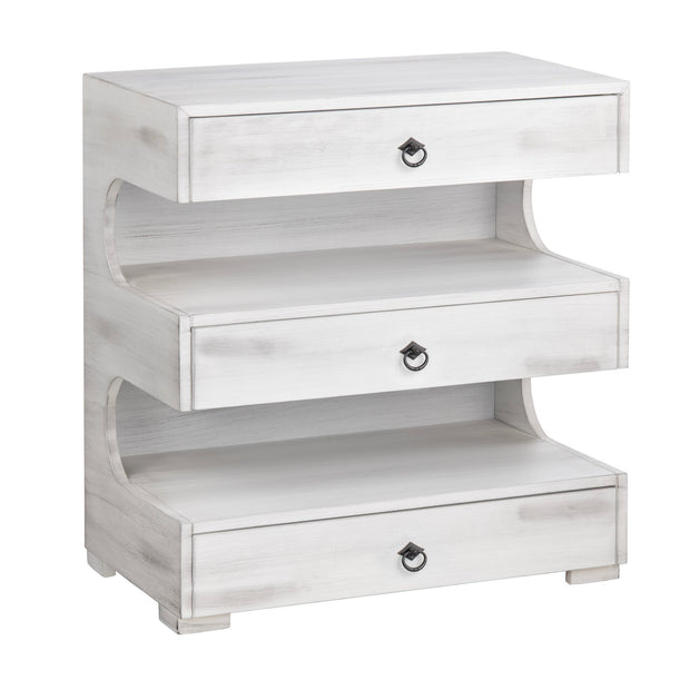 Crestview Collection Annapolis Light Gray 3 Drawer Chest