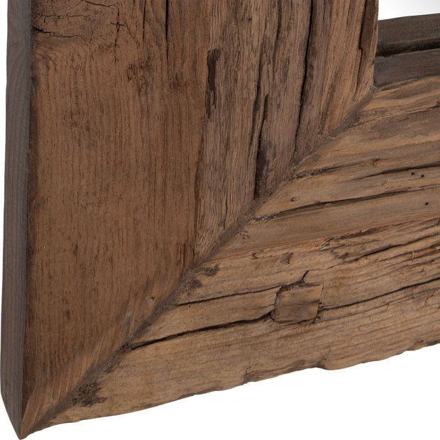 Uttermost Rennick Rustic Pine Wood Frame Large Mirror
