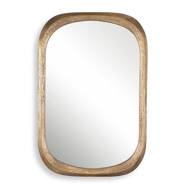 Uttermost Malone Finished Brass Mirror