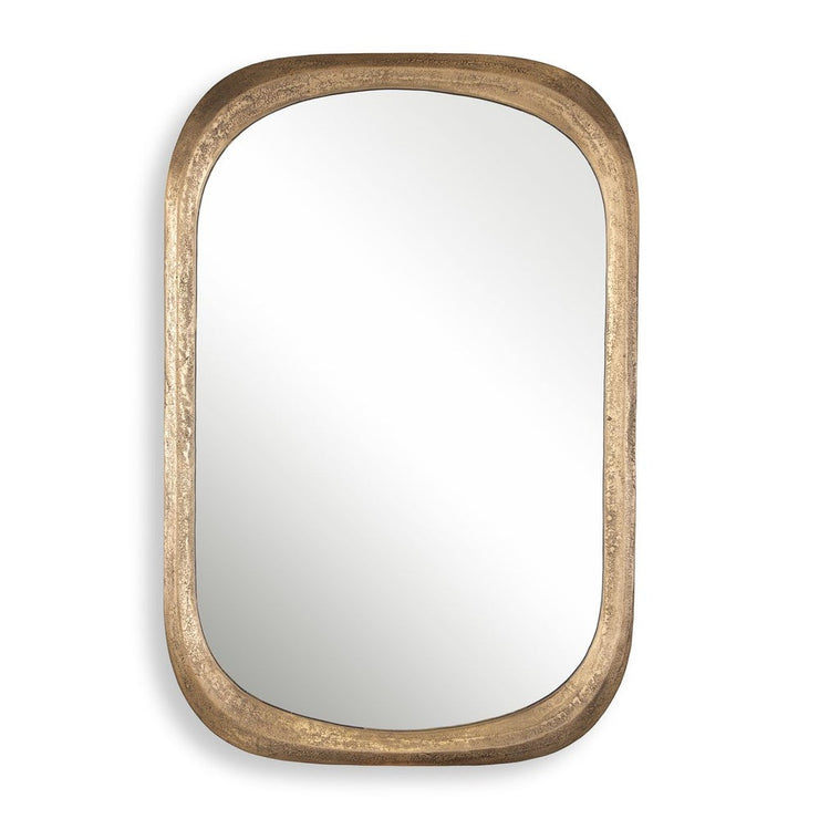 Uttermost Malone Finished Brass Mirror