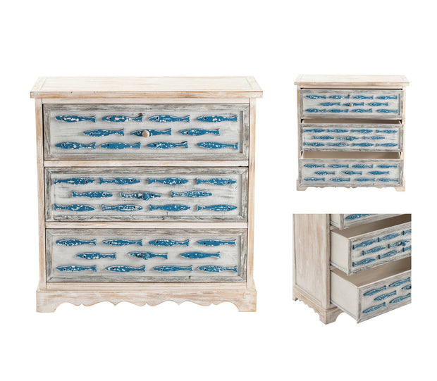 Crestview Collection Upstream Coastal Chest