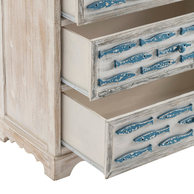 Crestview Collection Upstream Coastal Chest