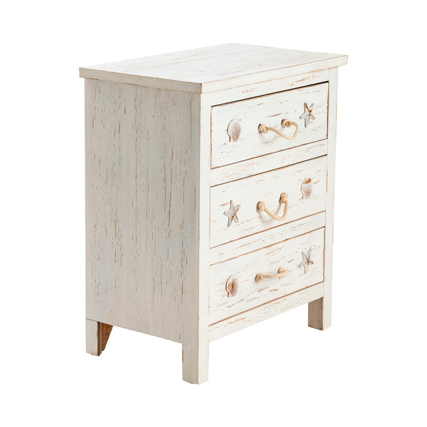 Crestview Collection Seaside Coastal 3 Drawer Chest