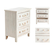 Crestview Collection Seaside Coastal 3 Drawer Chest