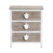 Crestview Collection Kona Beach Coastal Three Drawer Chest