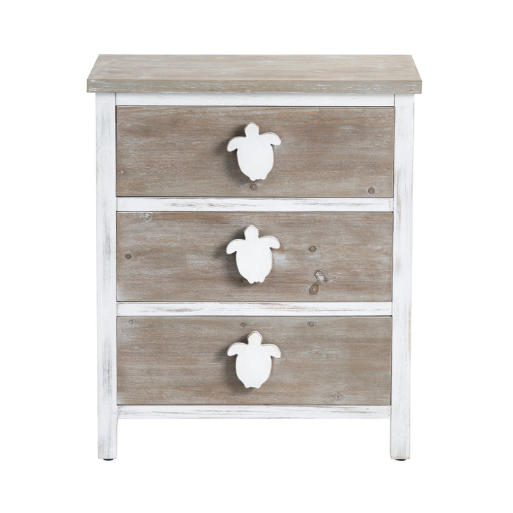 Crestview Collection Kona Beach Coastal Three Drawer Chest