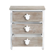 Crestview Collection Kona Beach Coastal Three Drawer Chest