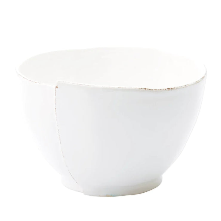 Vietri Lastra White Deep Serving Bowl ~ Handcrafted Italian Stoneware