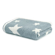 Kashwere Baby Ultra Plush Malibu and Crème Mini Stars Baby Blanket
