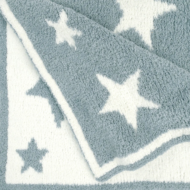 Kashwere Baby Ultra Plush Malibu and Crème Mini Stars Baby Blanket