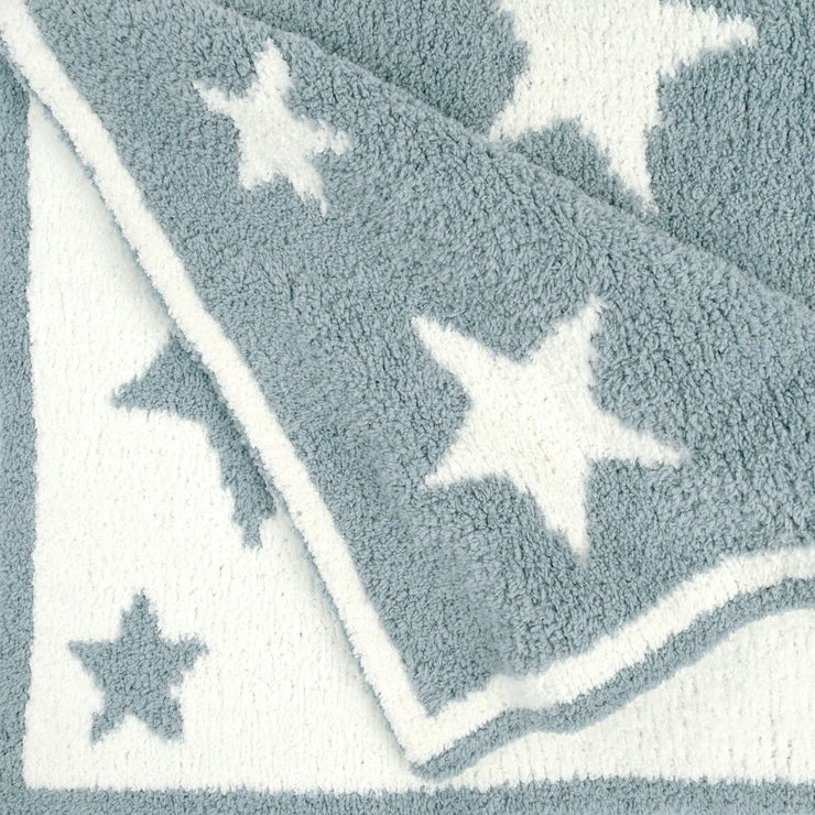 Kashwere Baby Ultra Plush Malibu and Crème Mini Stars Baby Blanket