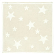 Kashwere Baby Ultra Plush Linen and Crème Mini Stars Baby Blanket