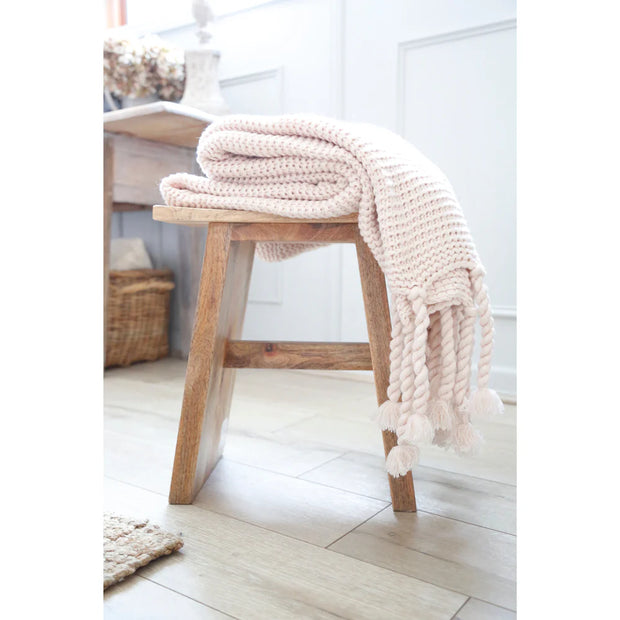 Pom Pom at Home Trestles Cable Knit Oversized Throw Blanket ~ Available in 3 Colors