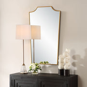 Uttermost demure Gold Leaf Finish Mirror
