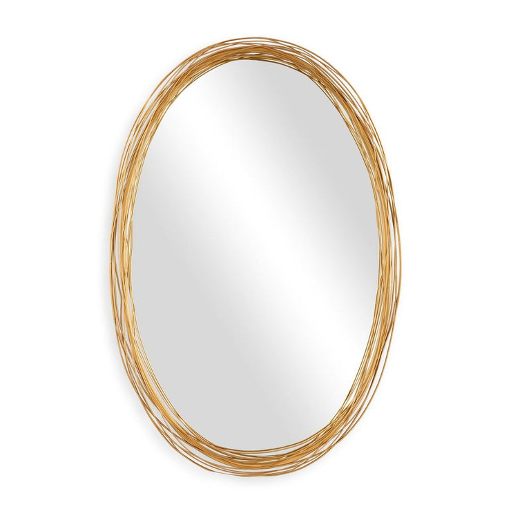 Uttermost Gillian Gold Finish Oval Mirror