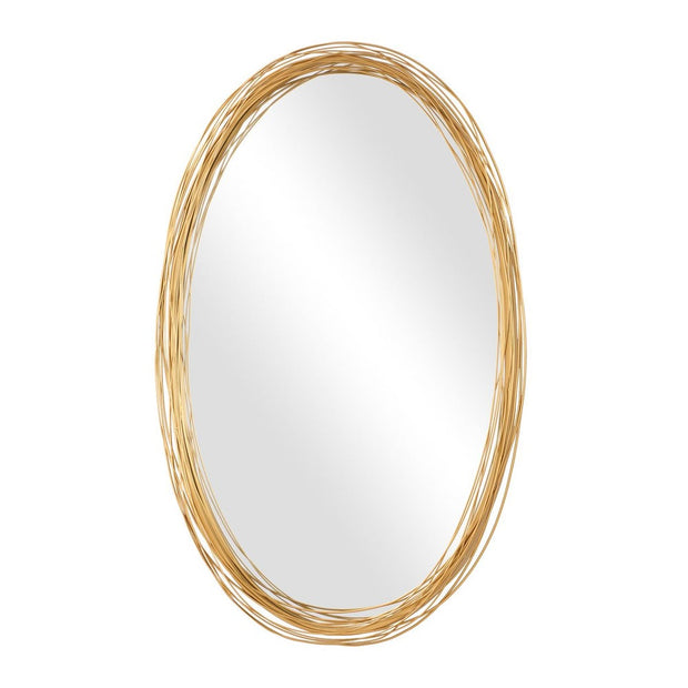 Uttermost Gillian Gold Finish Oval Mirror
