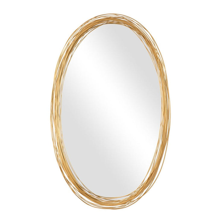Uttermost Gillian Gold Finish Oval Mirror