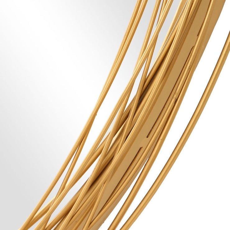 Uttermost Gillian Gold Finish Oval Mirror