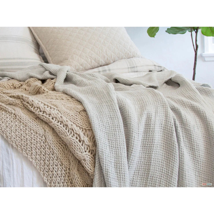 Pom Pom at Home Venice Linen Oversized Throw Blanket ~ Available in 3 Colors