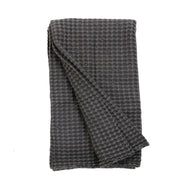 Pom Pom at Home Zuma Charcoal Waffle Weave Oversized Throw Blanket
