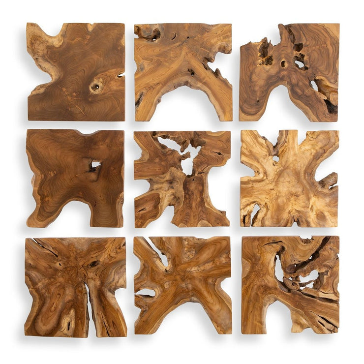 Uttermost Talia Wood Wall Decor ~ Set Of 9