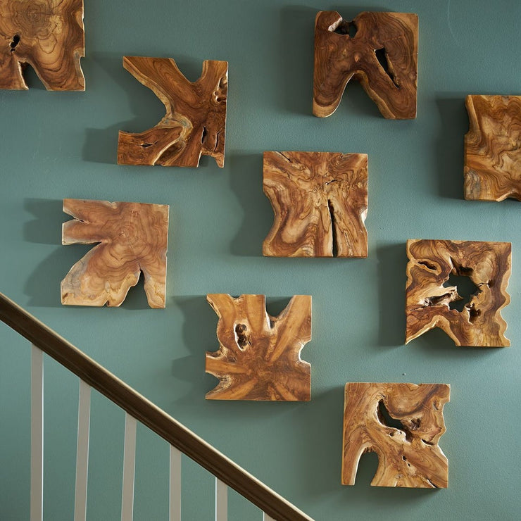 Uttermost Talia Wood Wall Decor ~ Set Of 9