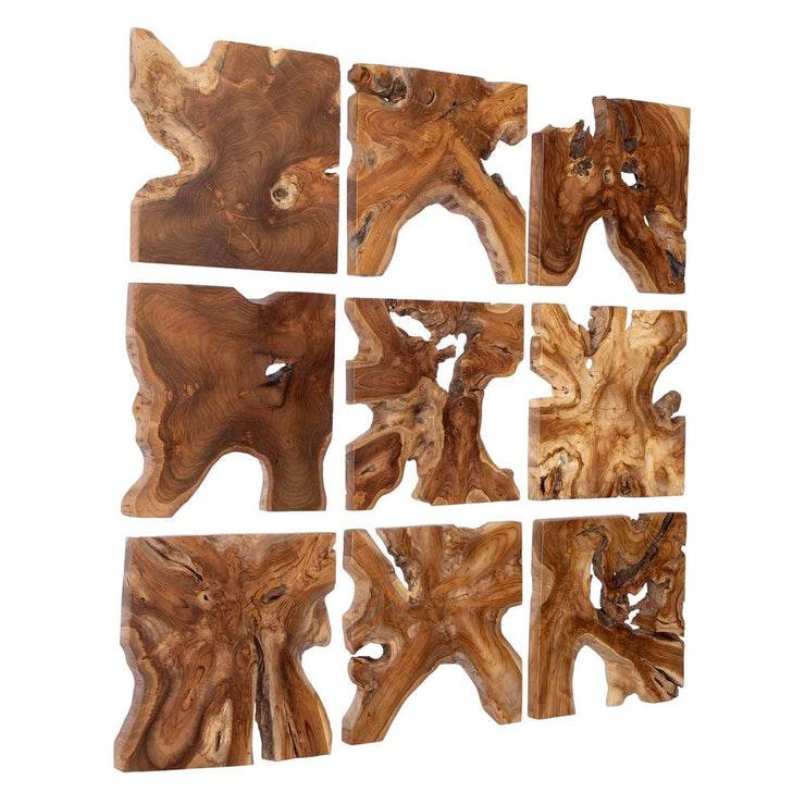 Uttermost Talia Wood Wall Decor ~ Set Of 9