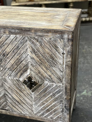 Casa Bonita Peruvian Hand-Painted Carved Wood Milan Buffet