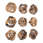 Uttermost Corkscrew  Wood Wall Decor ~ Set Of 9