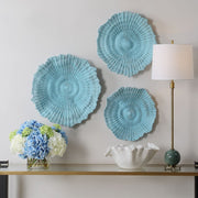 Uttermost Ocean Gems Set of 3 Wall Decor ~ Blue