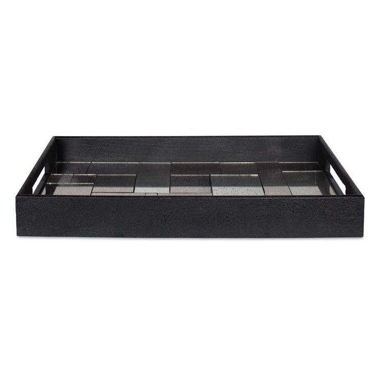Uttermost Modern Mosaic Antiqued Mirror Tray