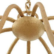 Uttermost Seville Textured Gold 9 Light Chandelier