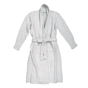 Kashwere Ojai Creme and Soapstone Ribbed Heathered Robe